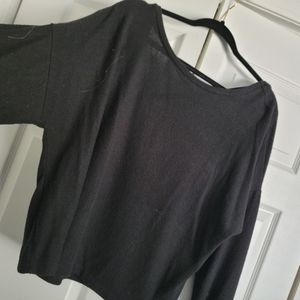 Black top with open back